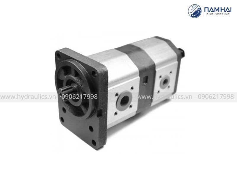 Bơm bánh răng 2 tầng Rexroth nhập khẩu từ Đức